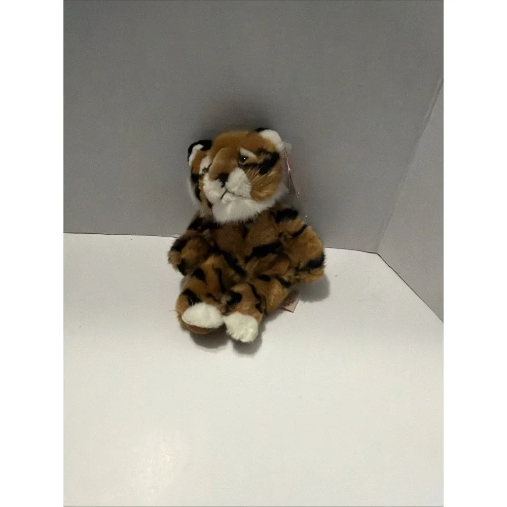 Russ Berrie Li'l Softies Tuffy Tiger Plush Stuffed Animal Orange Black 429